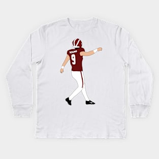 the quarterback bryce young Kids Long Sleeve T-Shirt